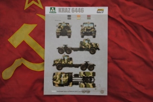 TAKOM 2019 UKRAINE KRAZ-6446 TRACTOR with ChMZAP-5247G SEMI TRAILER 